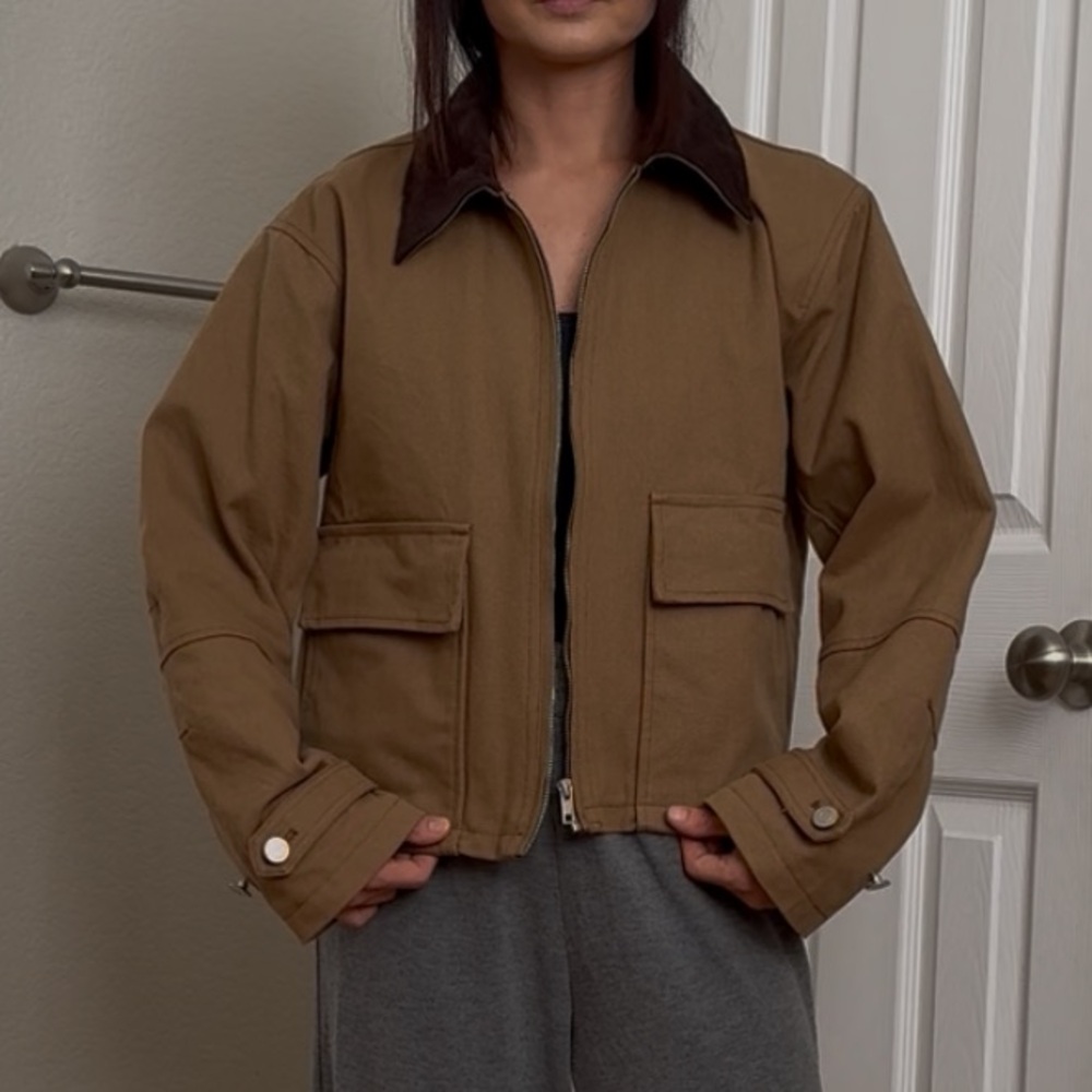 Mod Ref Brown Utility Jacket - image 1